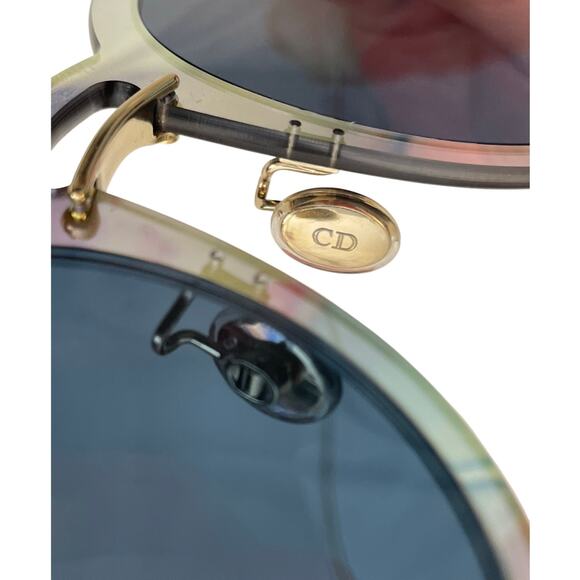 Christian Dior UltimeF "Gold Blue" Sunglasses NWOT - Picture 9 of 10